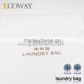 Cheap Hotel Reusable Non Woven Wash Bag Travel Foldable Laundry Bag photo-5