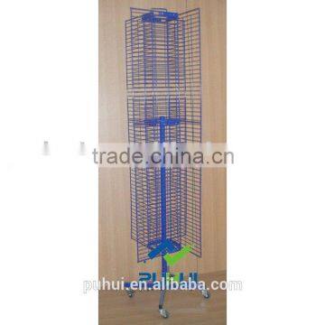 four faces rotating display stand