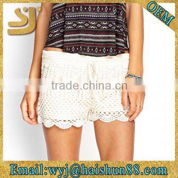 Crochet Knit Sports Running Shorts, Wholesale Sports Shorts