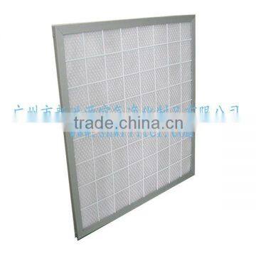 Aluminum Frame flatbed Panel Filter for pre-filration