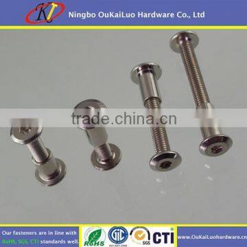 Nickel Plated Hexagon Socket Furniture Hardware Nut