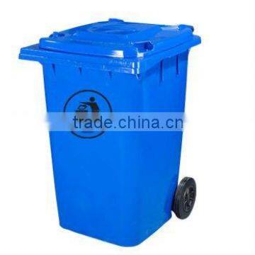 Outdoor 120L plastic with wheels garbage bin