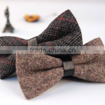 Trend Wool Bow Tie, Custom Wool Bow Tie, Checked Wool Bow Tie                        
                                                Quality Choice