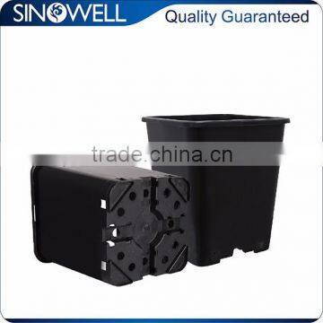 Price-wise 7L / 11L Plastic Square Flower Nursery Pots