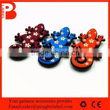 2015 Embossed Logo Soft PVC Rubber Patch Cute Rubber Label photo-6