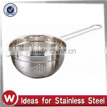 Stainless Steel Colander With Wire Handle