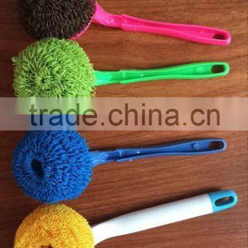 polyester fiber cleaning ball with handle