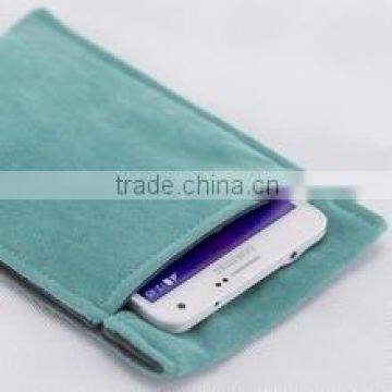 top style nice soft velvet cellphone bag