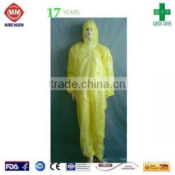 Nonwoven disposable safety workwear