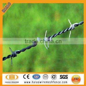 High quality hot dipped galvanized barbed wire (factory price)