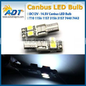 T10 5050smd 4 led canbus led bulbs light interior light