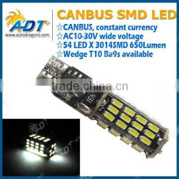 Canbus T10 smd led bulbs from auto parts importers