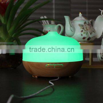 charming colorful light wood pattern aromatherapy electric aroma diffuser lamp