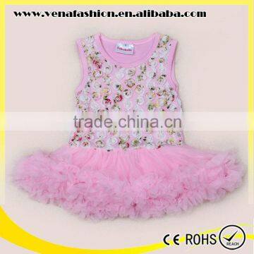 good quality sleeveless flower velour stretch baby jump suit