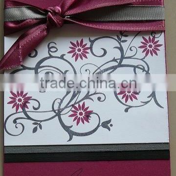 Luxurious wedding invitation