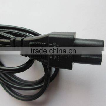 6-Feet 18AWG Figure 8 Shape AC Power Cable Without Polarized C-7/1-15P, Black photo-4