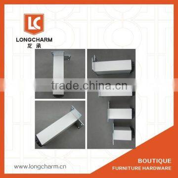 ABS Black Replacement Feet for Sofa Table Leg Adjustable Height Furniture Legs photo-3