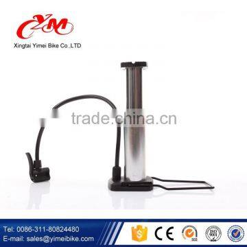 High Quality Aluminum bicycle foot pump / save labour foot pump for bike / bicycle floor pump for America market