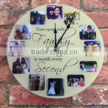 Custom Hot Sale Photo Acrylic Wall Clock photo-2