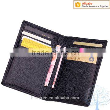 Cow leather material passport wallet