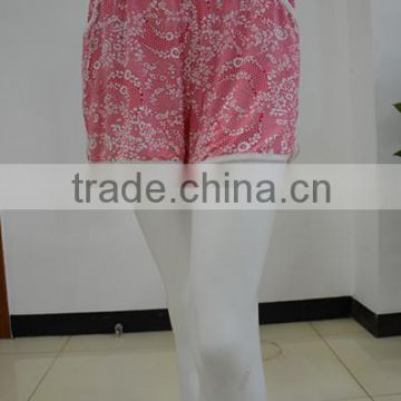 pink floral printed women new style short pants