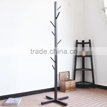 New design cheap wood tree shaped garment rack