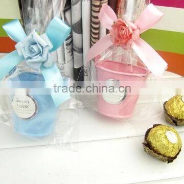 Personalized Mini Tin Pails For Candy Wedding Packing