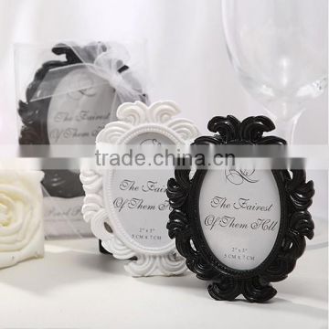 Oval Baroque Resin Photo Frame