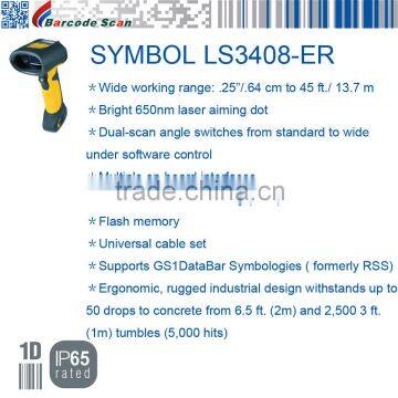 Zebra LS3408 Rugged Handheld Laser Barcode Scanner photo-2