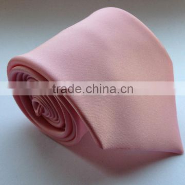 Wholesale Satin Wedding Ties Men's Ties necktie Baby pink