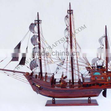 THAILAND SHIP, HIGH QUALITY HANDICRAFT, WOODEN SHIP MODEL