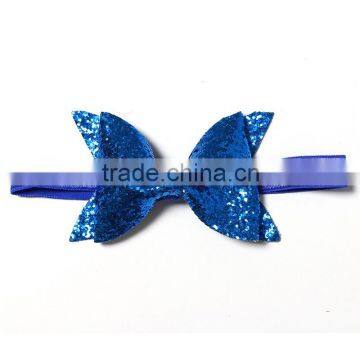 2016 Latest Headband Designs With Gold Dots Crochet Baby Headband With Hair photo-6