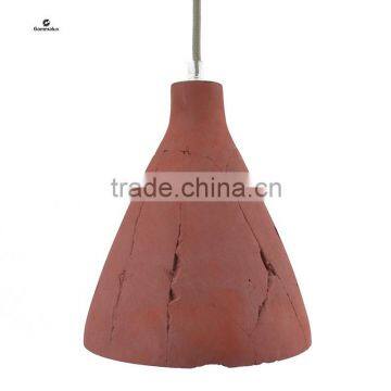 Red Concrete Pendant Lamp,E27 Conic Concrete Pendant Lamp,Concrete Sigle Pendant