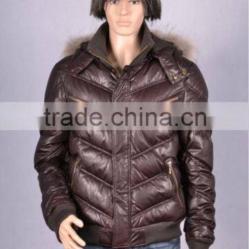 MEN'S LAMB LEATERH Down JACKET