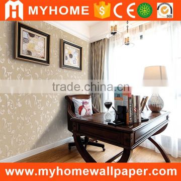 Economic washable vinyl wallpaper for hotels