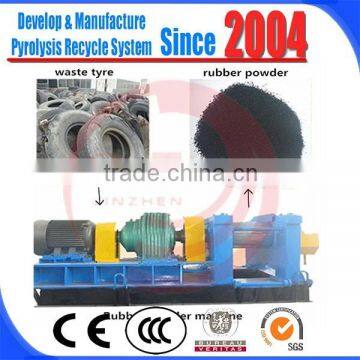 Hot sale in Europe waste tire rubber powder equipment