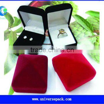 Stud Earrings Packing Box And Ring Flocking Boxes Factory Product For Jewelry