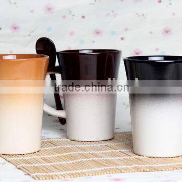 2016 Graduated Color Horn Mug With Spoon