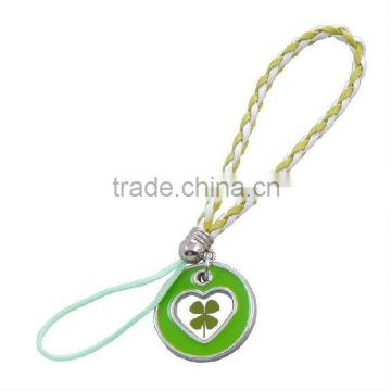 Heart Lucky Four Leaf Clover Mobile Phone and Handbag Charm