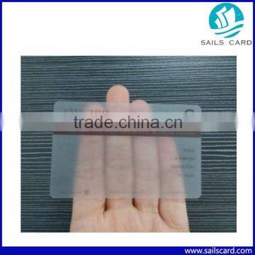 Directly Factory Production Transparent PVC Customized Business Card Printing Free Design photo-2