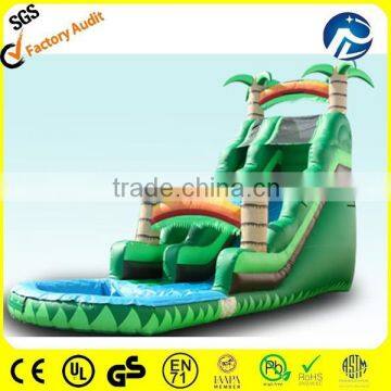 high quality tropical inflatable water slide