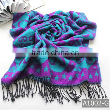 A1002 High quality cheap custom new grid pattern pashmina scarf