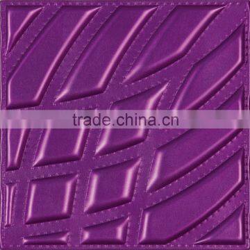 3d Wall Panel Decorative pu Foam Leather Panel photo-4