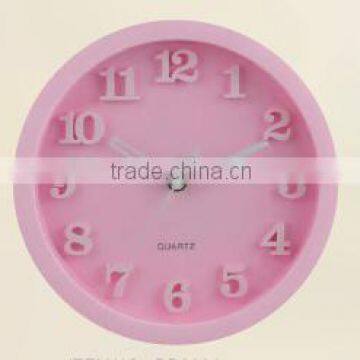 3d number new design wall clock&digital wall clock&fashion wall clock&promotional wall clock