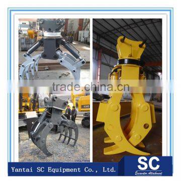 Excavator Hydraulic Wooden Grapple Log Grapple Stone Grapple factory price