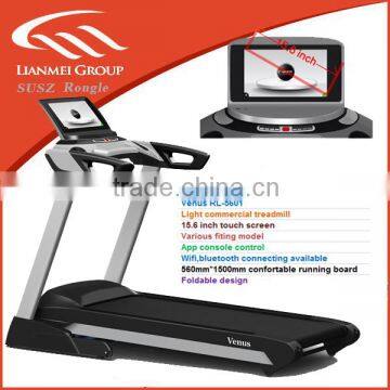 Cardio Commerical Treadmill With TV Wifi And More With Wirelss Heart Rate Rhythm