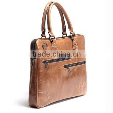 2016 New Design Bulk Buy From China Directly Lady Laptop Bags Genuine Leather Men Hand Bags for Business photo-4