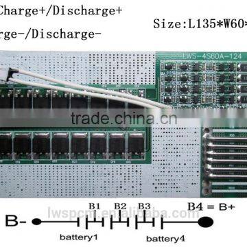 pcb For 12.8V(4S)LiFeOP Battery Packs best selling products electric bicycle
