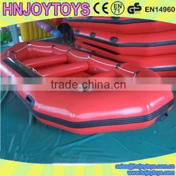 PVC inflatble fishing boat with paddles