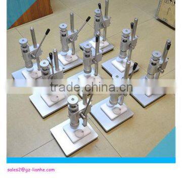 Perfume making machine, perfume filling machine, manual crimping machine